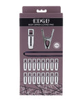 Edge Edge Body Zipper Clothes Pins - Silver