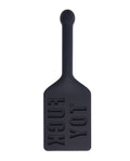 Edge Edge FUCK TOY Silicone Paddle - Black - Image 2