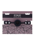 Edge Edge Silicone Ring Gag - Black