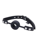Edge Edge Silicone Ring Gag - Black - Image 3