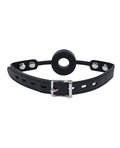 Edge Edge Silicone Ring Gag - Black - Image 4