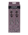 Edge Edge Tuggable Clover Clamps - Silver