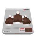 XX-Dreamtoys XX-DREAMTOYS Ultra Realistic D Cup Breast Form Medium - Black - Image 5