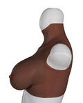 XX-Dreamtoys XX-DREAMTOYS Ultra Realistic E Cup Breast Form Large - Black - Image 4