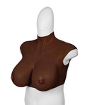 XX-Dreamtoys XX-DREAMTOYS Ultra Realistic H Cup Breast Form Extra Large - Black - Image 2
