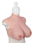 XX-Dreamtoys XX-DREAMSTOYS Ultra Realistic H Cup Breast Form Extra Large - Ivory - Image 5