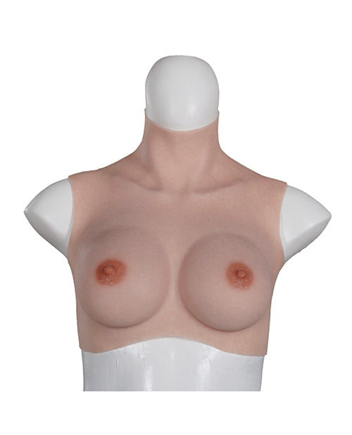 XX-Dreamtoys XX-DREAMSTOYS Ultra Realistic D Cup Breast Form Medium - Ivory