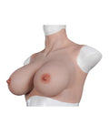 XX-Dreamtoys XX-DREAMSTOYS Ultra Realistic E Cup Breast Form Large - Ivory - Image 3