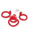 Malesation MALESATION Chastity Cage - Red - Image 5