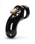 CB-6000 The Curve 3 3/4" Curved Cock Cage & Lock Set - Black