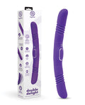Together Together Double Delight Double-Ended Vibrating & Thrusting Vibrator - Purple