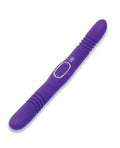 Together Together Double Delight Double-Ended Vibrating & Thrusting Vibrator - Purple - Image 3