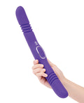 Together Together Double Delight Double-Ended Vibrating & Thrusting Vibrator - Purple - Image 4