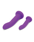Not Regular Toys Together 2 pc 5.5 & 7.75 Silicone Dildo & Harness Set - Image 4