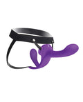 Together Lock-In Dual-Ended Vibrating Strap-On & Harness Set - Image 2