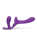 Together Lock-In Dual-Ended Vibrating Strap-On & Harness Set - Image 4