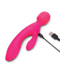 Not Regular Toys Together Tri Delight Dual-Ended Triple Stim Wand & Rabbit Vibrator - Image 4