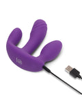 Together Blended Pleasure Remote Controlled Triple-Pronged Vibrator (5)