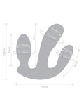 Together Blended Pleasure Remote Controlled Triple-Pronged Vibrator (6)