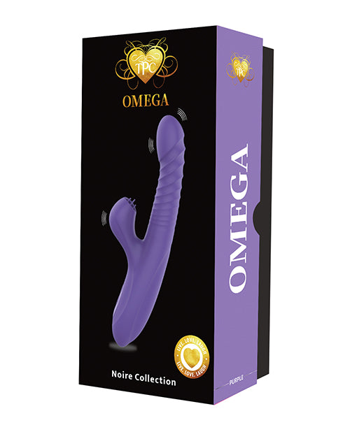 Noire Collection Omega Multi Function Warming Head Rabbit Vibe - Purple