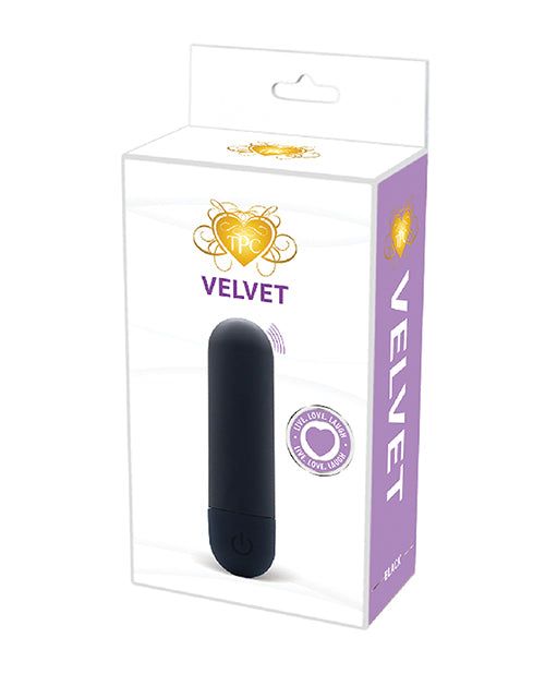 The Pleasure Company Velvet Power Bullet - Black