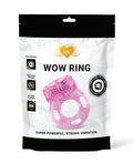 The Pleasure Company Wow Ring Vibrating Cock Ring - Pink