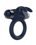 The Pleasure Company Galaxy Ring Bullet Vibe Cock Ring - Blue - Image 2