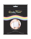 Gender Fluid Gender Fluid Strapless Chest Compression Binder - L White