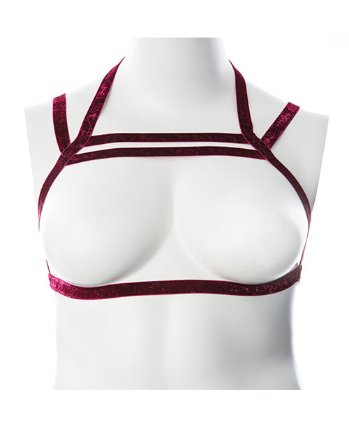 Gender Fluid Gender Fluid Sugar Coated Harness - S-L Raspberry Glitter