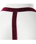 Gender Fluid Gender Fluid Sugar Coated Harness - XL-XXXL Raspberry Glitter - Image 4