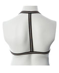 Gender Fluid Gender Fluid Silver Lining Harness - XL-XXXL Black/Silver