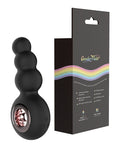 Gender Fluid Gender Fluid Quiver Anal Ring Bead Vibe - Black - Image 2