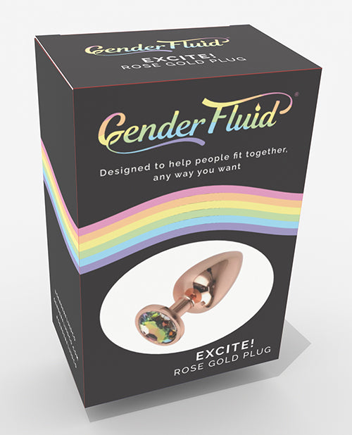 Gender Fluid Gender Fluid Excite! Plug - Rose Gold