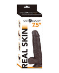 Get Lucky Get Lucky 7.5" Real Skin Series - Dark Brown