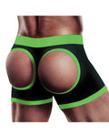 Get Lucky Get Lucky Strap On Boxers - XS-S Black/Green - Image 3