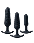 VeDO Trio Anal Plug Set - Black (2)