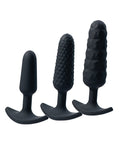 VeDO Trio Anal Plug Set - Black (3)