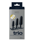 VeDO Trio Anal Plug Set - Black (4)