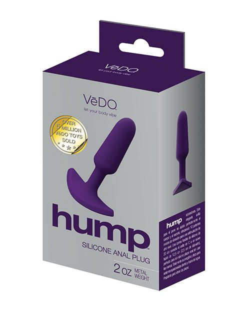 VeDO VeDO Hump Silicone Anal Plug - Purple