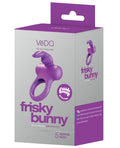 VeDO VeDO Frisky Bunny Rechargeable Vibrating Ring - Perfectly Purple