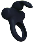 VeDO VeDO Frisky Bunny Rechargeable Vibrating Ring - Black Pearl - Image 2