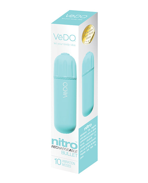 VeDO VeDO Nitro Rechargeable Bullet Vibe - Turquoise