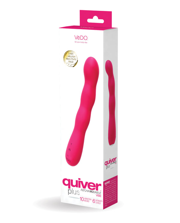 VeDO VeDO Quiver Plus Rechargeable Vibe - Foxy Pink