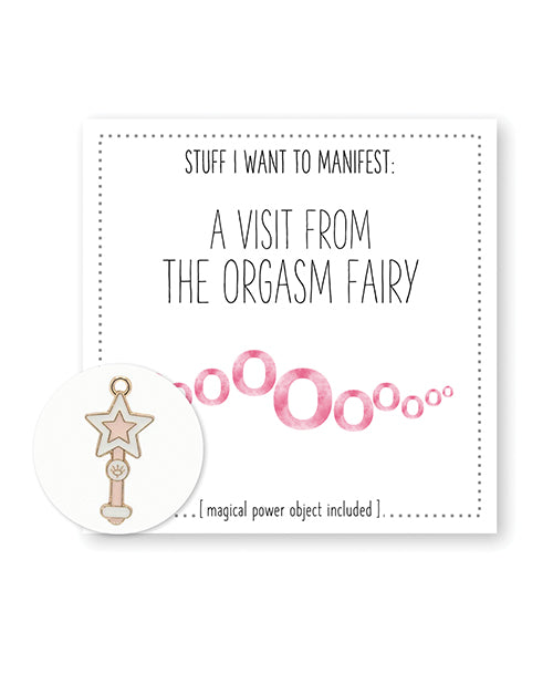 Warm Human Warm Human A Visit From The Orgasm Fairy Mini Card & Charm