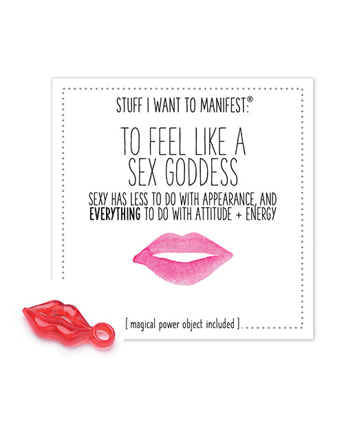 Warm Human Warm Human To Feel Like A Sex Goddess Mini Card & Charm