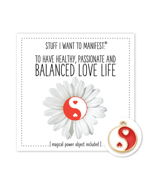 Warm Human Warm Human Healthy Balanced Love LIfe Mini Card & Charm