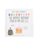 Warm Human Warm Human The Best Birthday Year of My Life (So Far) Mini Card & Charm