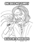 Wood Rocket Wood Rocket The Lord of the Smoke Rings Coloring Book - Image 3