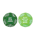 Wood Rocket Wood Rocket Stoner Party Dice Game - Green