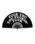 Wood Rocket Wood Rocket Fuck You You Fucking Fuck Fan - Black